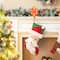 Glitzhome&#xAE; 20.5&#x22; Santa &#x26; Snowman Hooked Stocking Set